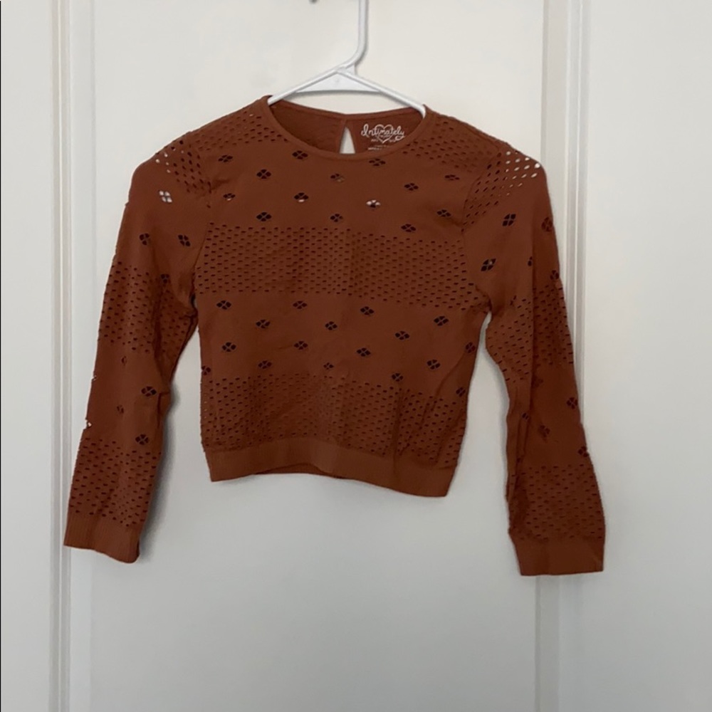 Gently used free people crop top